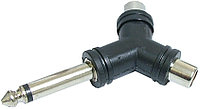 Adaptor Jack Tata 6,3 Mm Mono - 2 X Rca Mama In Y - 126717
