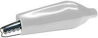 Clema Crocodil, 44x12mm, Alb - 122729