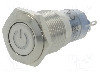 Intrerupator Anti-vandalism, On-on, O16mm, Onpow - Las2gqf-11zdt/b/12v/s