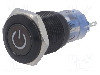 Intrerupator Anti-vandalism, On-on, O16mm, Onpow - Las2gqf-11zdt/b/24v/a