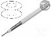 Cablu Coaxial, 1m, Cvadruplu Ecranat, 75?, Goobay, 49761