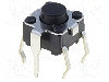 Microintrerupator, 6x6mm, Off-(on), Spst-no, Omron Ocb - B3f-1120