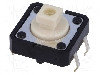 Microintrerupator, 12x12mm, Off-(on), Spst-no, Omron Ocb - B3f-4050