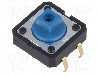 Microintrerupator, 12x12mm, Off-(on), Spst-no, Omron Ocb - B3f-5051