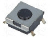 Microintrerupator, 6x6mm, Off-(on), Spst-no, Omron Ocb - B3fs-1000