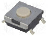 Microintrerupator, 6x6mm, Off-(on), Spst-no, Omron Ocb - B3fs-1002