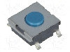 Microintrerupator, 6x6mm, Off-(on), Spst-no, Omron Ocb - B3fs-1005