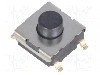 Microintrerupator, 6x6mm, Off-(on), Spst-no, Omron Ocb - B3fs-1010