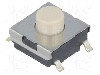 Microintrerupator, 6x6mm, Off-(on), Spst-no, Omron Ocb - B3fs-1012