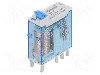 Releu Electromagnetic, 12v Dc, 15a, Dpdt, Serie 46.52, Finder - 46.52.9.012.0040