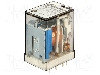 Releu Electromagnetic, 12v Dc, {{curent Max.contacte}}, 3pdt, Serie 55.13, Finder - 55.13.9.012.0000