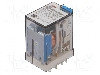 Releu Electromagnetic, 12v Dc, 7a, 4pdt, Serie 55.34, Finder - 55.34.9.012.0040