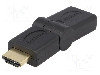 Cablu {{tip Cablu De Conectare}}, Hdmi Mufa, Hdmi Soclu Mobila +-90?, {{lungime Cablu}}, {{culoare Izolatie}},