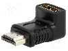 Cablu {{tip Cablu De Conectare}}, Hdmi Mufa, Hdmi Soclu 90?, {{lungime Cablu}}, {{culoare Izolatie}}, Goobay -