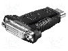 Cablu {{tip Cablu De Conectare}}, Dvi-d (24+1) Soclu, Hdmi Mufa, {{lungime Cablu}}, {{culoare Izolatie}},