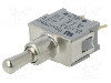 Intrerupator Basculant, 3 Pozitii, Mod Comutare (on)-off-(on), Sp3t, Nidec Copal Electronics - Ate1g-2m3-10-z