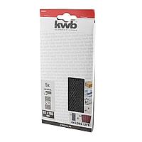 Set 5 Bucati Grilaj De Slefuit, Granulatie 80, Velcro, K80, 93x185 Mm, Kwb, 253199
