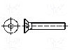Surub M6, O?el Rezistent La Acizi A4, Lungime 18mm, Ingropat, Pas Filet 1, Bossard - 1713876