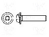 Surub M5, O?el, Lungime 12mm, Buton, Pas Filet {{pas Filet}}, Bossard - 3070491