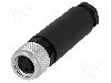 Conector M8, 3 Pini, Clasa Etanseitate {{clasa Etan?eitate}}, Lumberg Automation - 28046 Rkmck 3