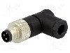 Conector M8, 3 Pini, Clasa Etanseitate {{clasa Etanseitate}}, Lumberg Automation - 69544 Rsmcw 3