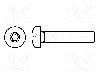 Surub M3, Otel Rezistent La Acizi A4, Lungime 25mm, Buton, Pas Filet 0.5, Bossard - 3183846