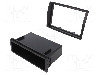 Rama Adaptoare, 2 Iso, Citro?n, Fiat, Peugeot, Neagra, 4carmedia -