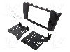 Rama Adaptoare, 2 Din, Mitsubishi, Grey Gloss, Negru Luciu, Metra - 95-7016ghg