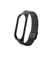 Curea Din Metal Pentru Xiaomi Band 3, 4, Negru - 650169