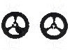Set 2 Roti, Pololu - Pololu Wheel 32x7mm Pair - Black