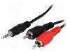 Cablu Jack - Rca, 3m, Bq Cable - Bqc-jps2rp-0300