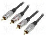 Cablu Rca - Rca, 0.6m, Prolink -