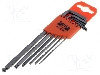 Set Chei Imbus, Hex 5mm, Otel Crom-vanadium, Bahco - Be-9765