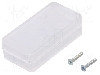 Carcasa Abs, 25mmx50mmx15mm, Ip54, Hammond - 1551bclr