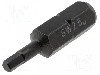 Capat De ?urubelni?a, Imbus, Hex 2,5mm, Fixare 1/4" (c6,3mm), {{numar Produse In Ambalaj}}, C.k - T4560 Hex25