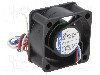Ventilator 40x40x20mm, 12v Dc, Volum Aer 10m3/h, Lagar Cu Glisare, Ebm-papst - 412/2