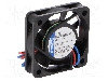 Ventilator 40x40x10mm, 12v Dc, Volum Aer 8m3/h, Lagar Cu Glisare, Ebm-papst - 412f