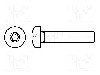 Surub M6, Otel Rezistent La Acizi A4, 20mm, Cap Buton, Bossard, 3183873