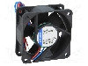 Ventilator 60x60x25mm, 24v Dc, Volum Aer 21m3/h, Ebm-papst - 614ngl