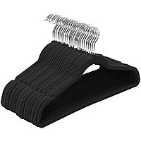 Set 20 de umerase catifelate, acoperite cu catifea moale, culoare Neagra