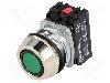 Intrerupator Actionat Prin Apasare, 1 Pozitii, 30mm, Seria Nef30, Promet - Nef30-ukzxy
