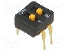 Intrerupator Dip, 2 Pozitii, Montare Tht, 2 Sectiuni, Omron Ocb - A6d-2103