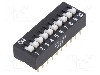 Intrerupator Dip, 2 Pozitii, Montare Tht, 10 Sectiuni, Omron Ocb - A6e-0104-n