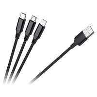 Cablu Usb 3 In 1, 1m, Rb-6005-100-b, L100679
