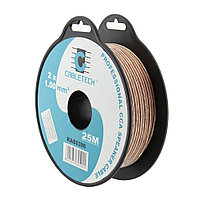 Cablu Pentru Difuzor, Cca, 1mm?, Transparent, 25m, Cabletech, L101966