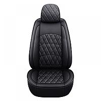 Set huse scaune auto universale editie de lux material piele ecologica scaune fata spate tetiere