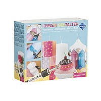 Pebaro 0277, Set complet pentru decorarea lumanarilor, include lumanari, servetele decorative + alte accesorii