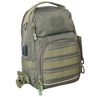 Mini-rucsac pescar SB-0385, 9 litri, 30 x 22(18) x 14cm, verde