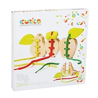 Jucarie Din Lemn Cubika Joc De Snuruit Fructe