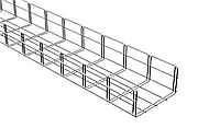 Canal cablu metalic 200x100mm din sarma mesh galvanizat lungime 2m jgheab pentru trasee electrice